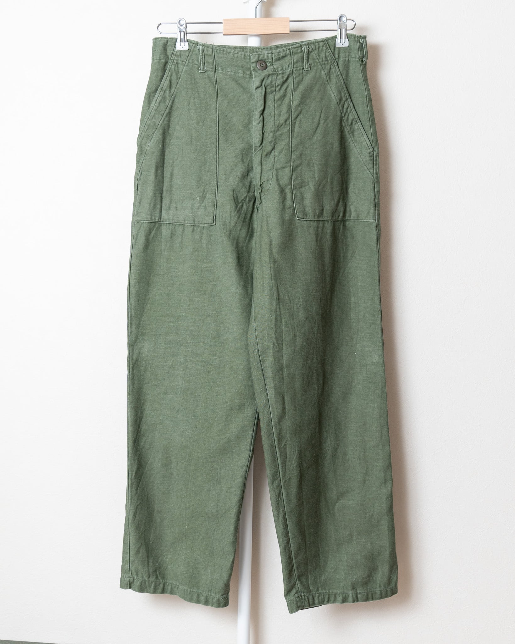 32×31】U.S.Army Utility Trousers OG-107 実物 米軍 ベイカーパンツ