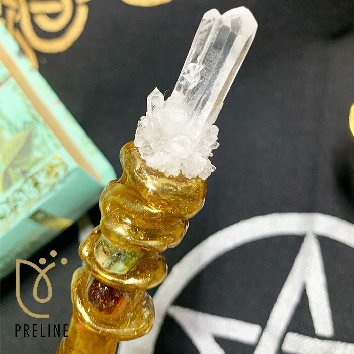 変容の マジックワンド ヒーリング ワンド 杖 アンデシン インディゴ