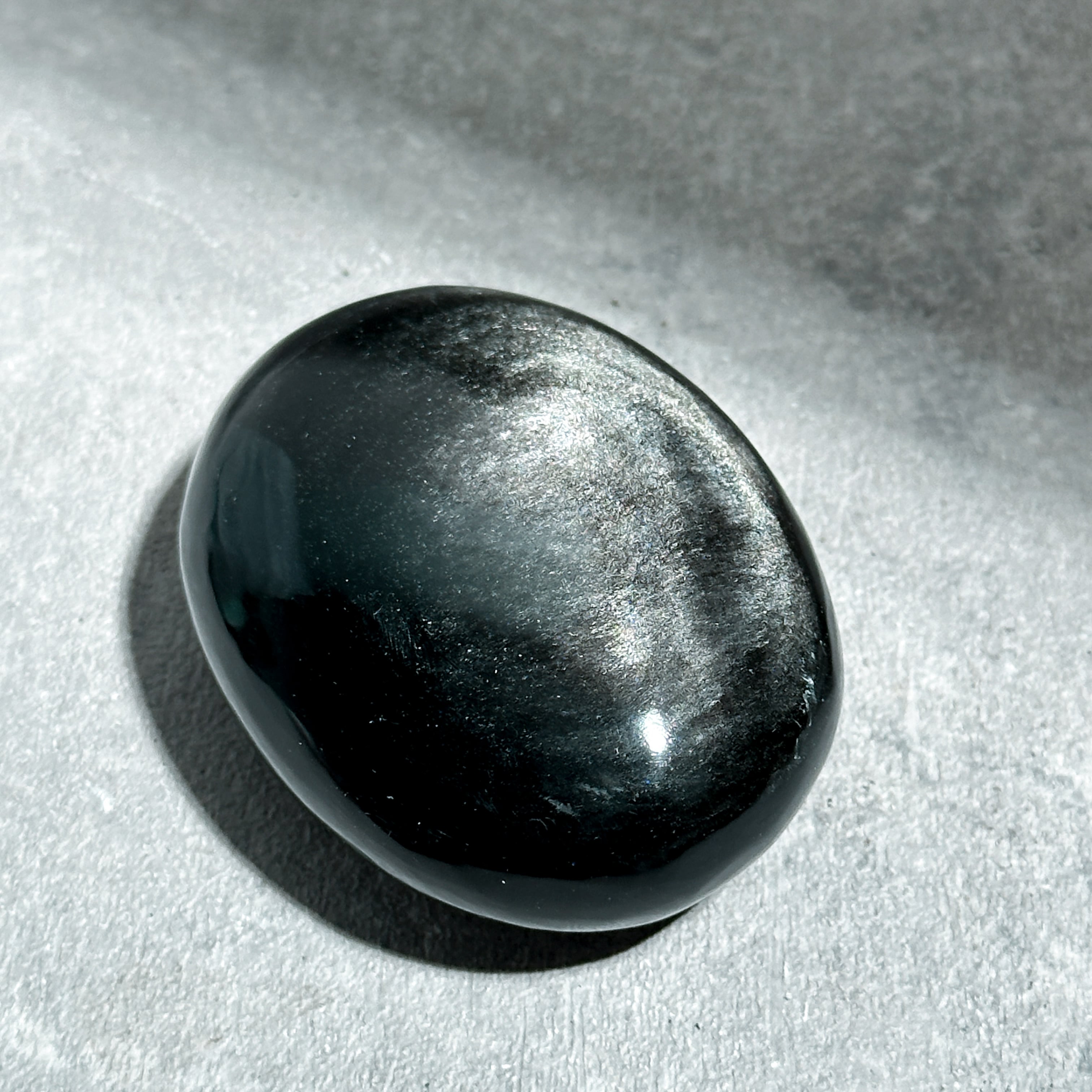 シルバーオブシディアン パーム87◇ Silver obsidian ◇天然石・鉱物