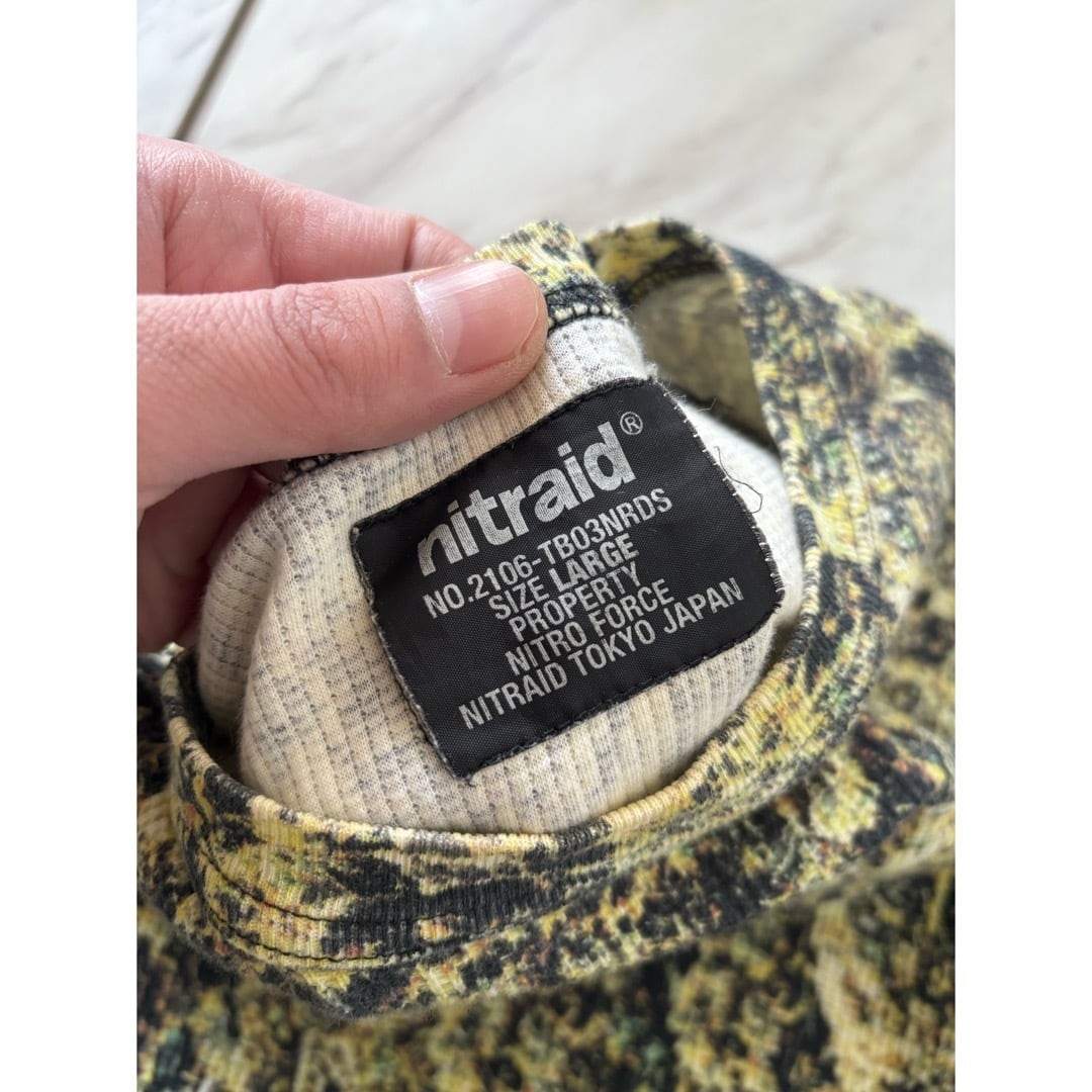 NITRAID REALCITY CAMO ネクタイ nitraid real weed camouflage thermal cut-and-sewn | protocol