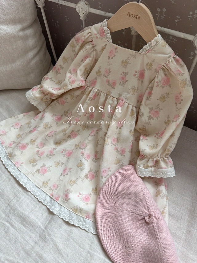 《秋ご予約》irene dress ★ ｜ご予約 秋 aosta アオスタ ワンピース onepiece 女の子 ベビー キッズ