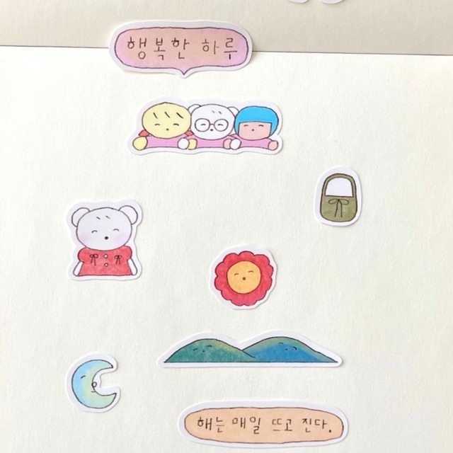 greenyeveryday 〔sticker -happy on weekdays, too-〕