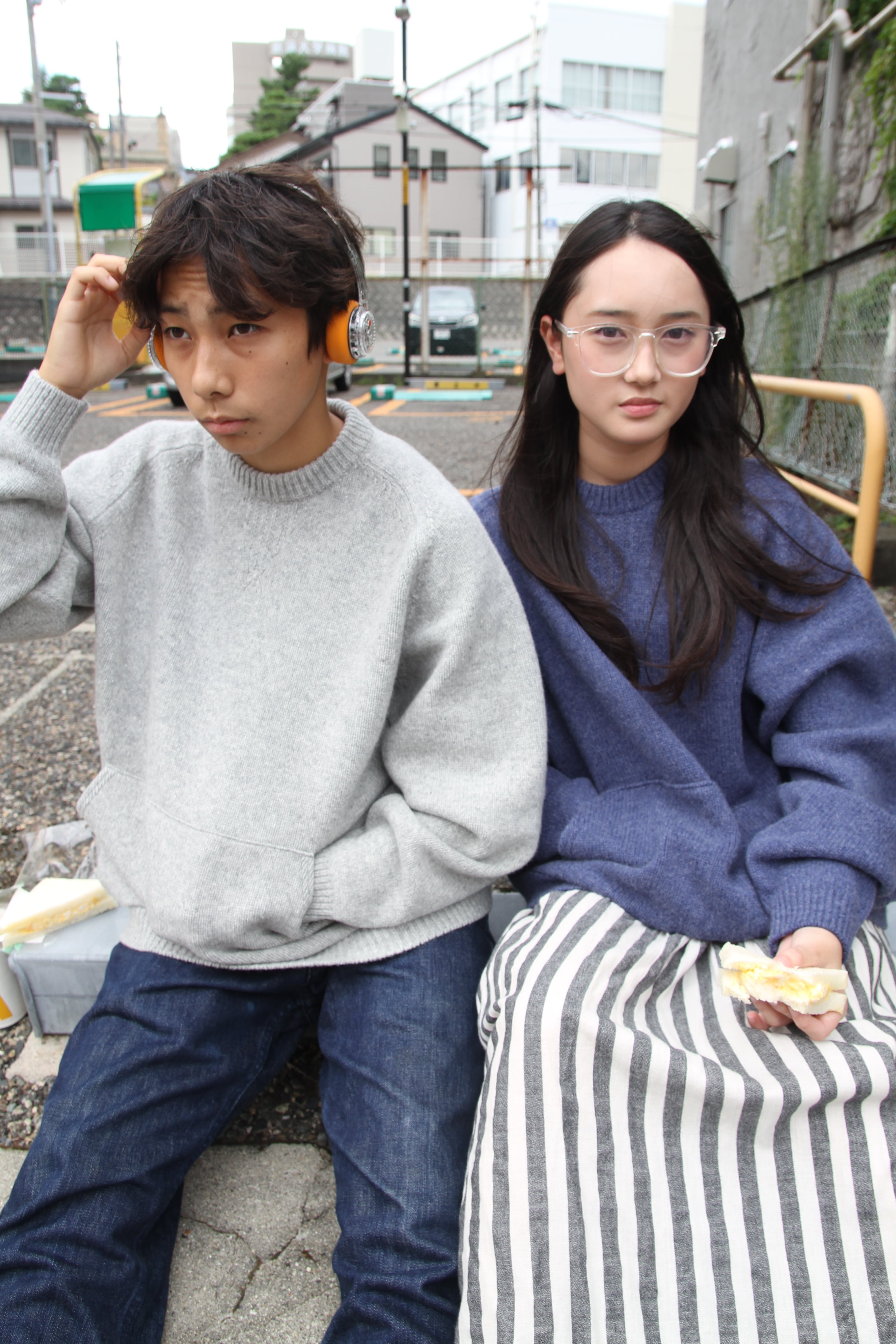 【9月下旬WEB先行販売】スエットみたいに着れるプルオーバー（Lグレー）