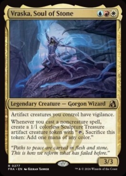 MTG《石の魂、ヴラスカ/Vraska, Soul of Stone(FRA)》英語 の商品画像
