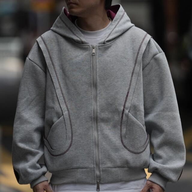80's RUSSELL ATHLETIC w-face parka made in USA size/L ラッセル