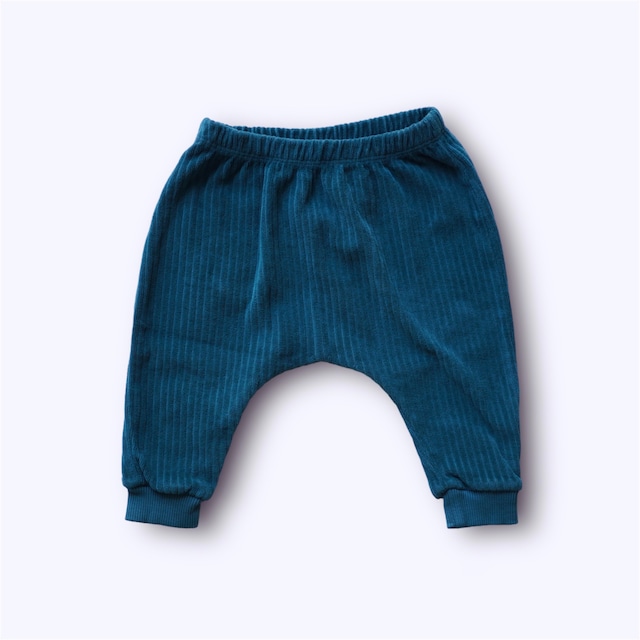 〈 GOLD 23AW 〉Trousers in knitted velvet rib / pine / 70〜75cm