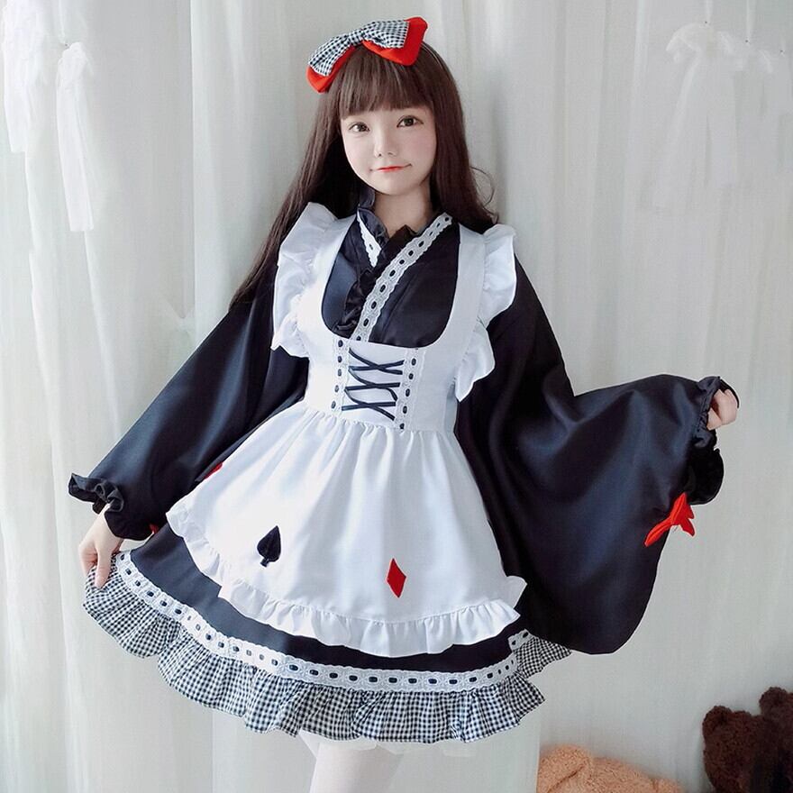ロリータファッション通販 SEASONZ 和ロリ 4点セット メイド服