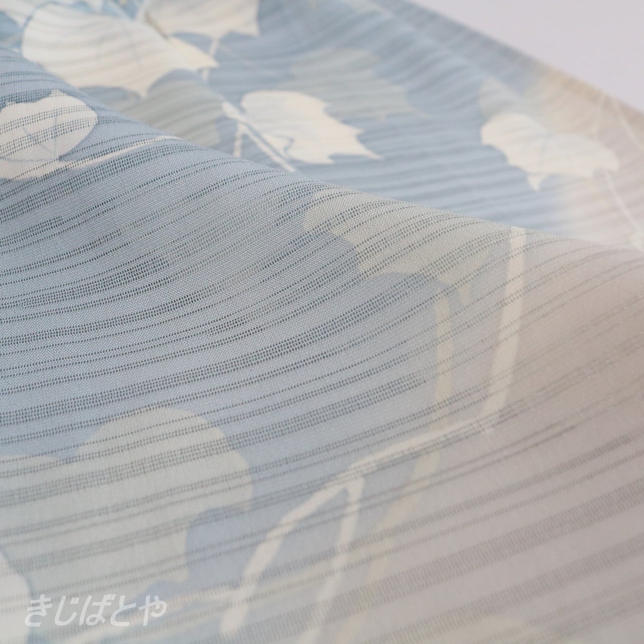 正絹絽 空色鼠に蔦の付け下げ | きじばとや