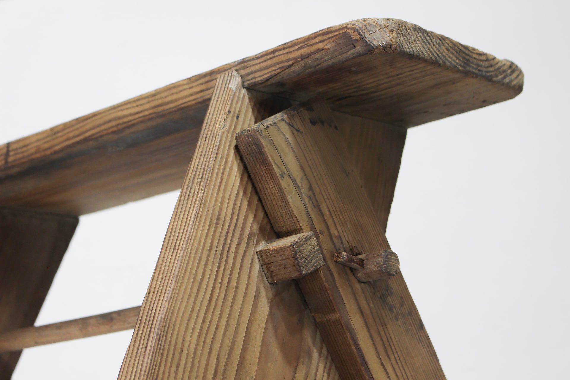 ヴィンテージ 折り畳み 脚立 ステップ ガーデニング 飾り台 レトロ