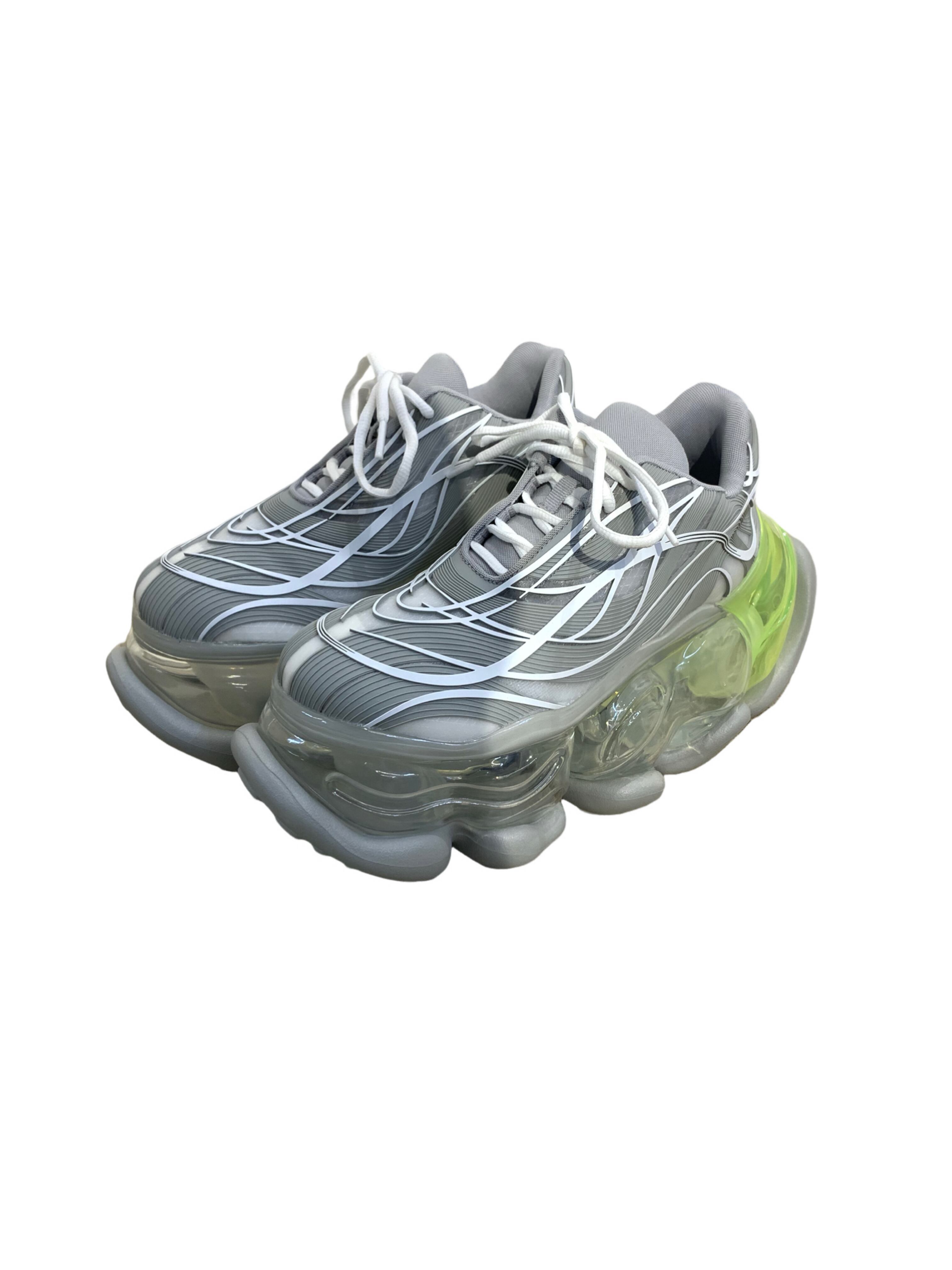 25SS】grounds SKYSCRAPER WIRE | GRAY WHITE / CLEAR NEON | IAAAM