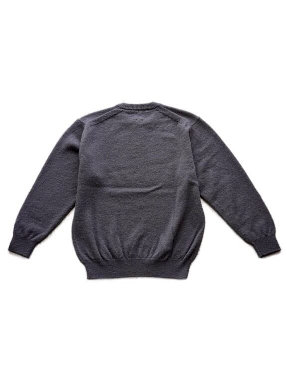 バトナー(BATONER) メンズ/BLUEFACE CREW NECK/SHADOW GRAYカラー