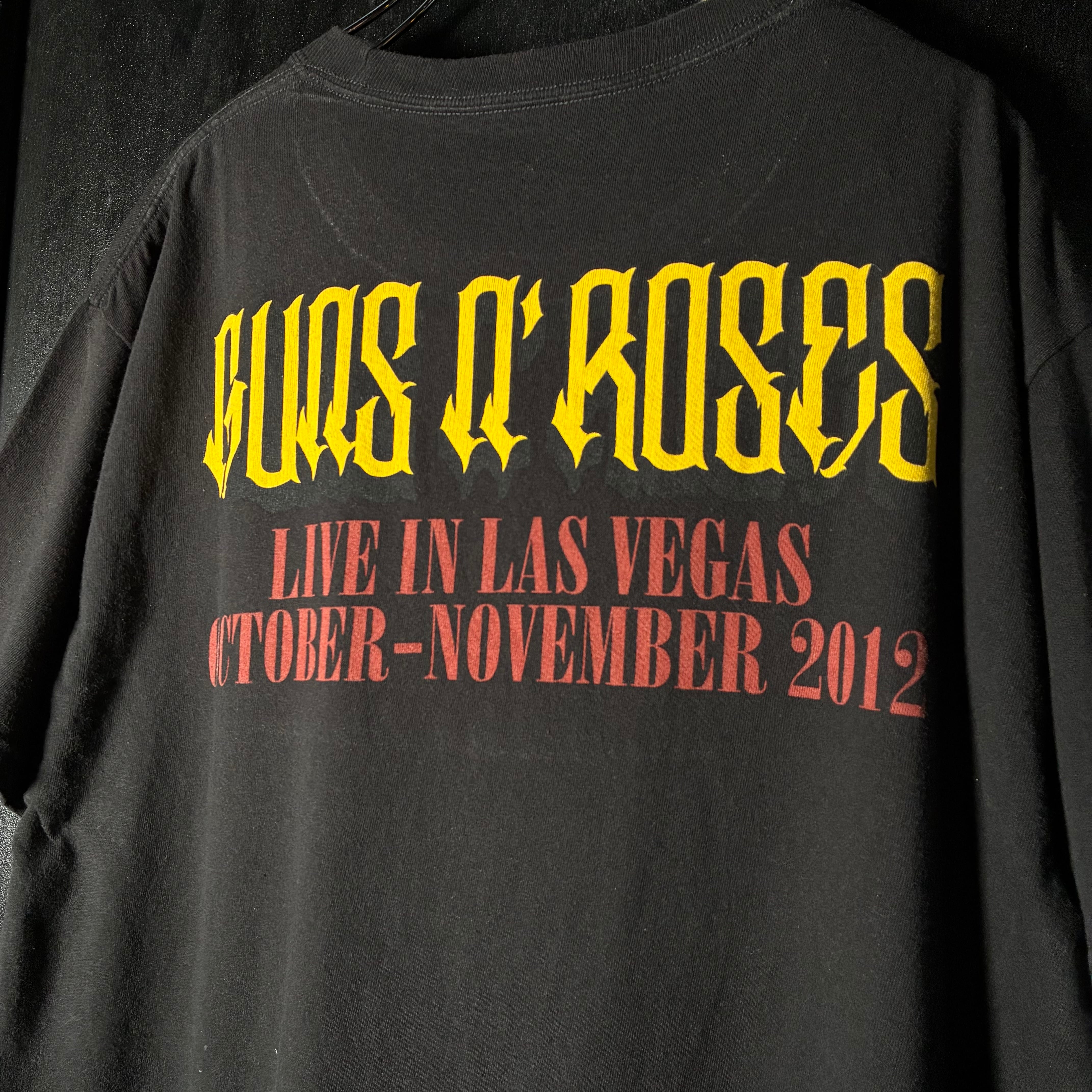 Hanes GUNS'N ROSES バンドTシャツ ガンズアンドローゼズ 黒 | 古着屋