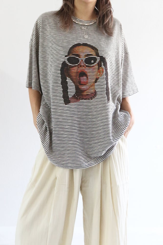 【7/3〜順次発送予定】ボーダーgirl -Tシャツ(W26S2029H)