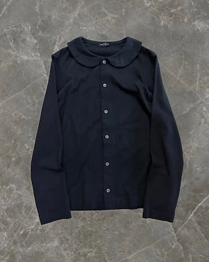 "tricot COMME des GARÇONS AD2019" round collar design shirt