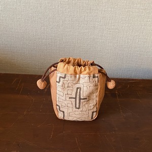 巾着　ぽってりお猪口入れ　
