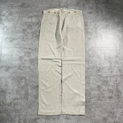 90s Y's archive linen white pants w34