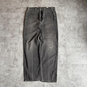 【W36 L34】00s USA製 levi's ブラック505