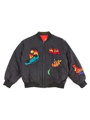 P.A.M. (Perks And Mini) / ENGULFED REVERSIBLE BOMBER JACKET