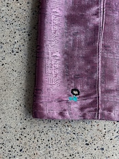 333 original/Embroidery silk wrap pants (PINK)