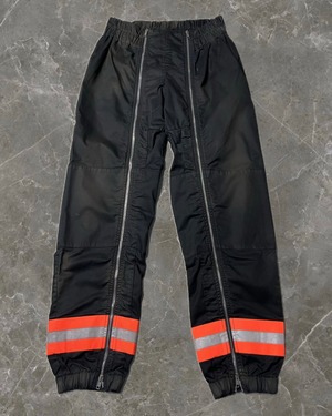 "205w39nyc Calvin Klein 2018AW" fireman zip gimmick pants