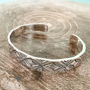 NORTH WORKS "Diamond Stamped Bracelet" W-038