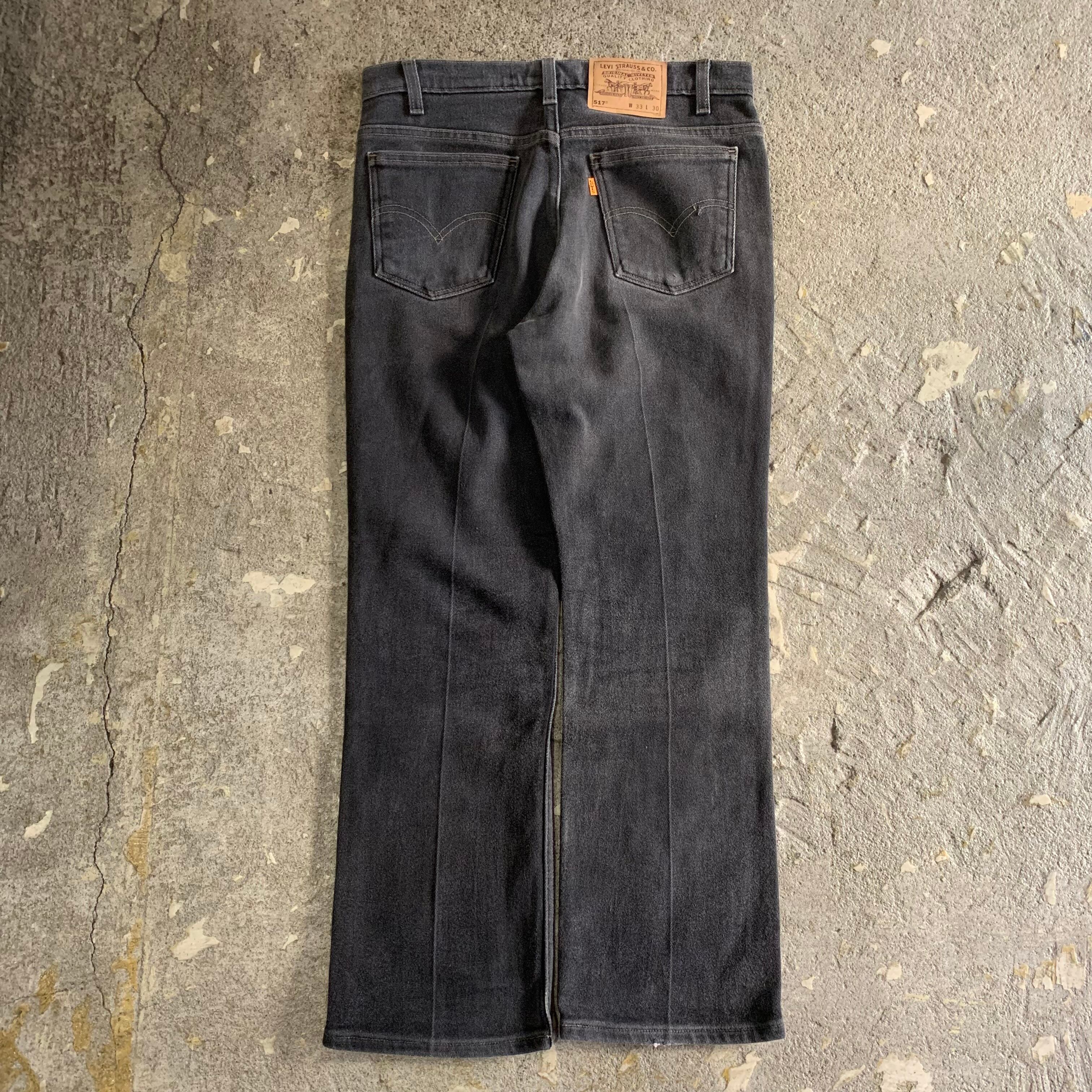 90s〜vintage levis 517 black denim