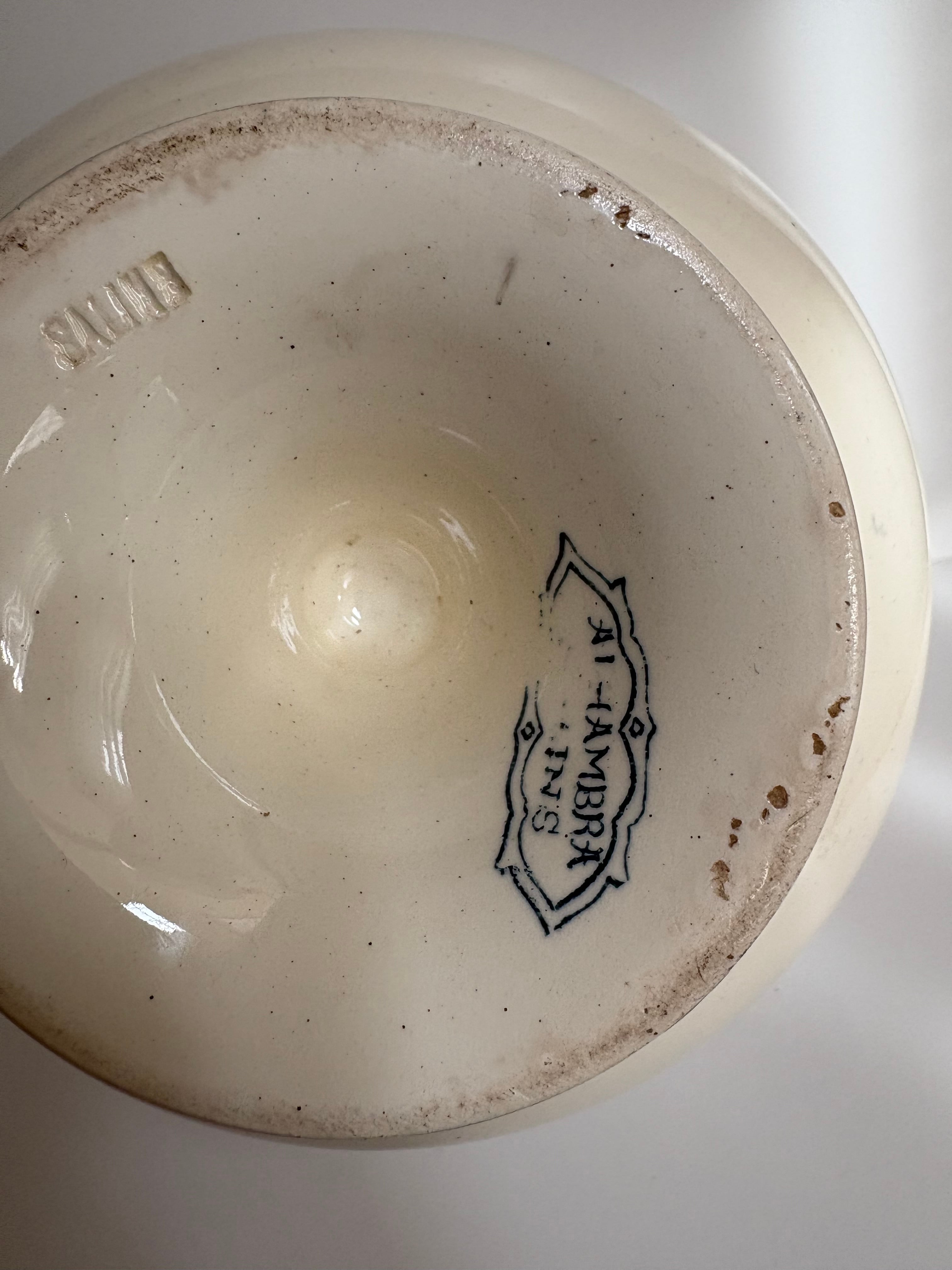 サラン ALHAMBRA コンポティエ（繊細なブルー装飾／SALINS）｜フランス