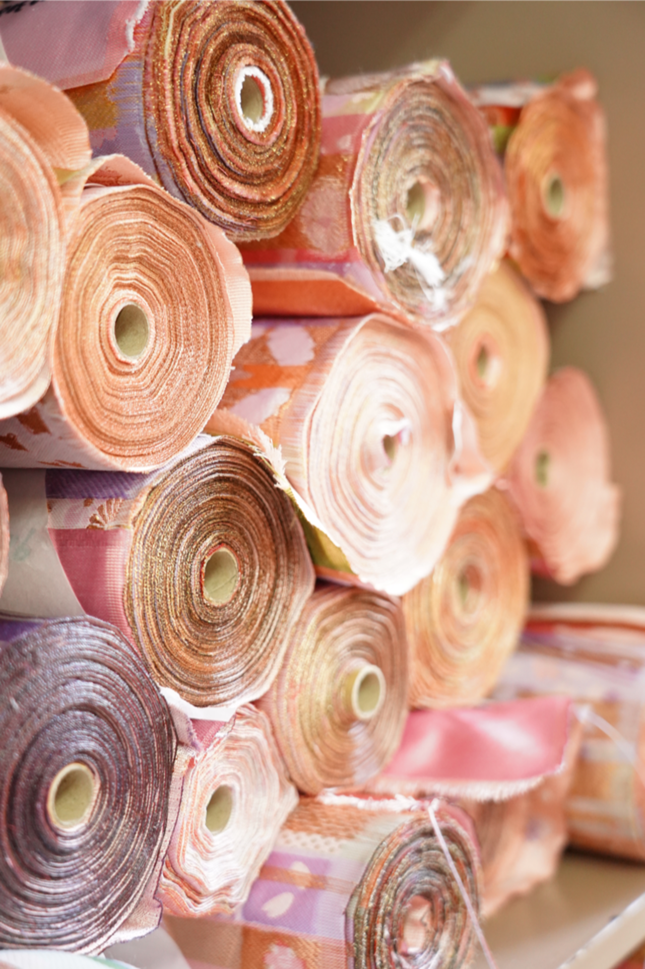 西陣織ミニクラッチバッグ SAKURA / NMC10 | Tomorrow Fabric