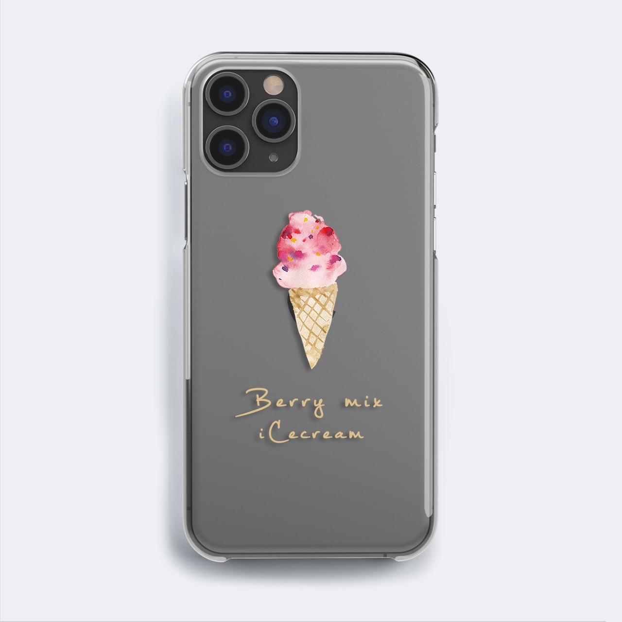 familiar アイスクリームモチーフ iPhoneケース iCecream アイスクリーム クリアケース iPhoneケース スマホケース