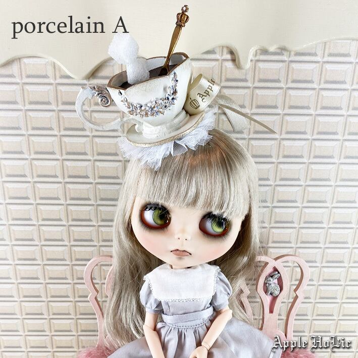 1/6 ドール ハット Tea Cup Hat Porcelain A ポーセリンA | Apple
