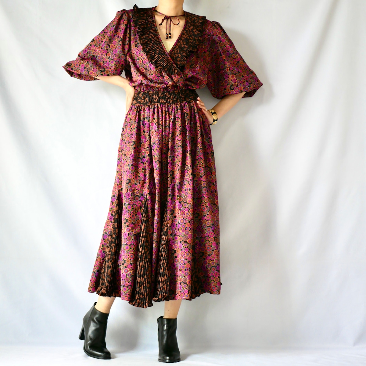 susan freis frill onepiece スーザンフレイス フリルワンピース 