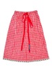 DoReMi Unique Series – red check skirt