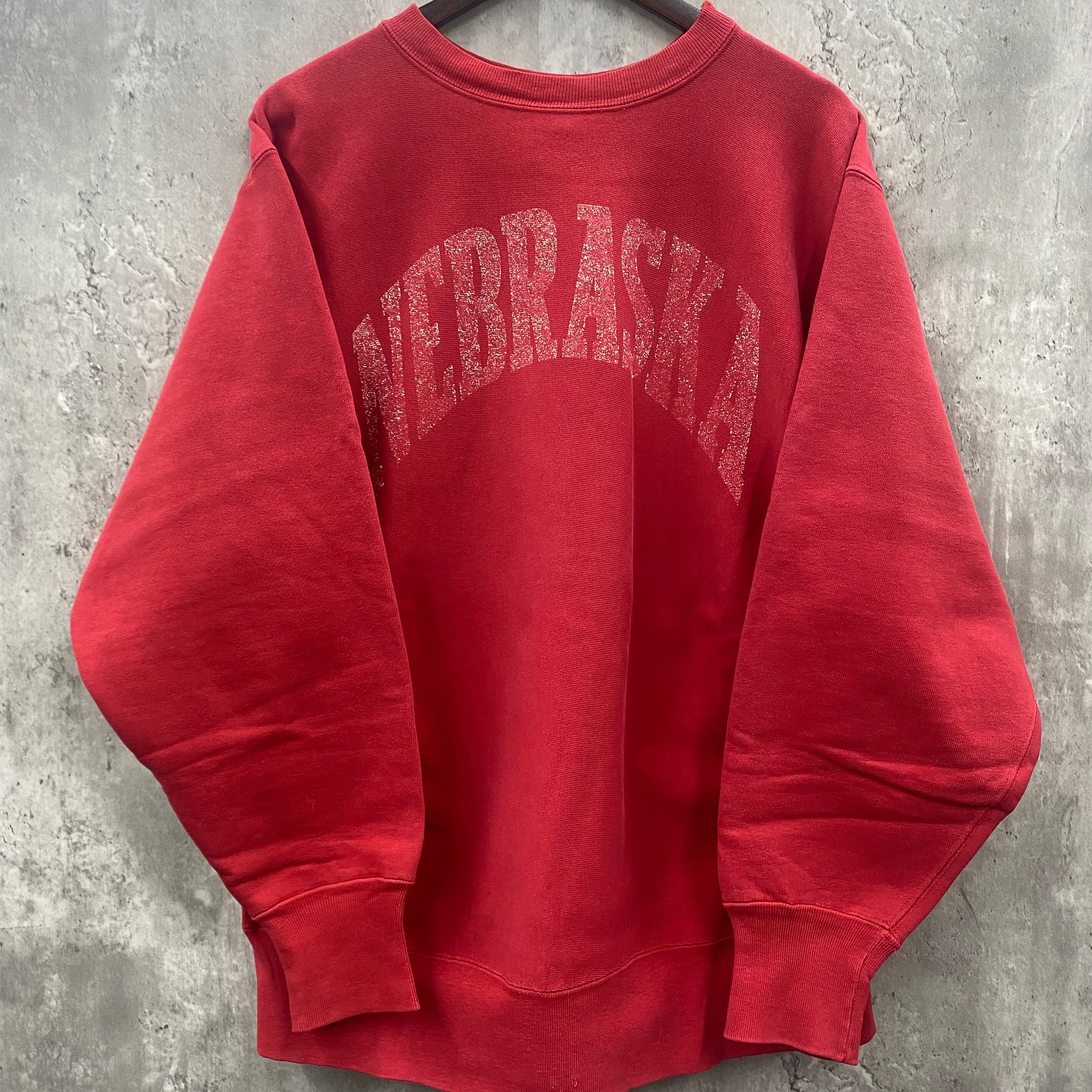 champion リバースウィーブ NEBRASKA 90s オフホワイト元ネタ 80