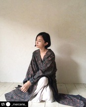 ［受注制作］05アジュラック 衣布mercerieタユタエ | HEIRLOOM別注　インドの布