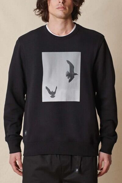 GLOVE グローブ VIGO CREW クルーネックスウェット GB02313003 ブラック