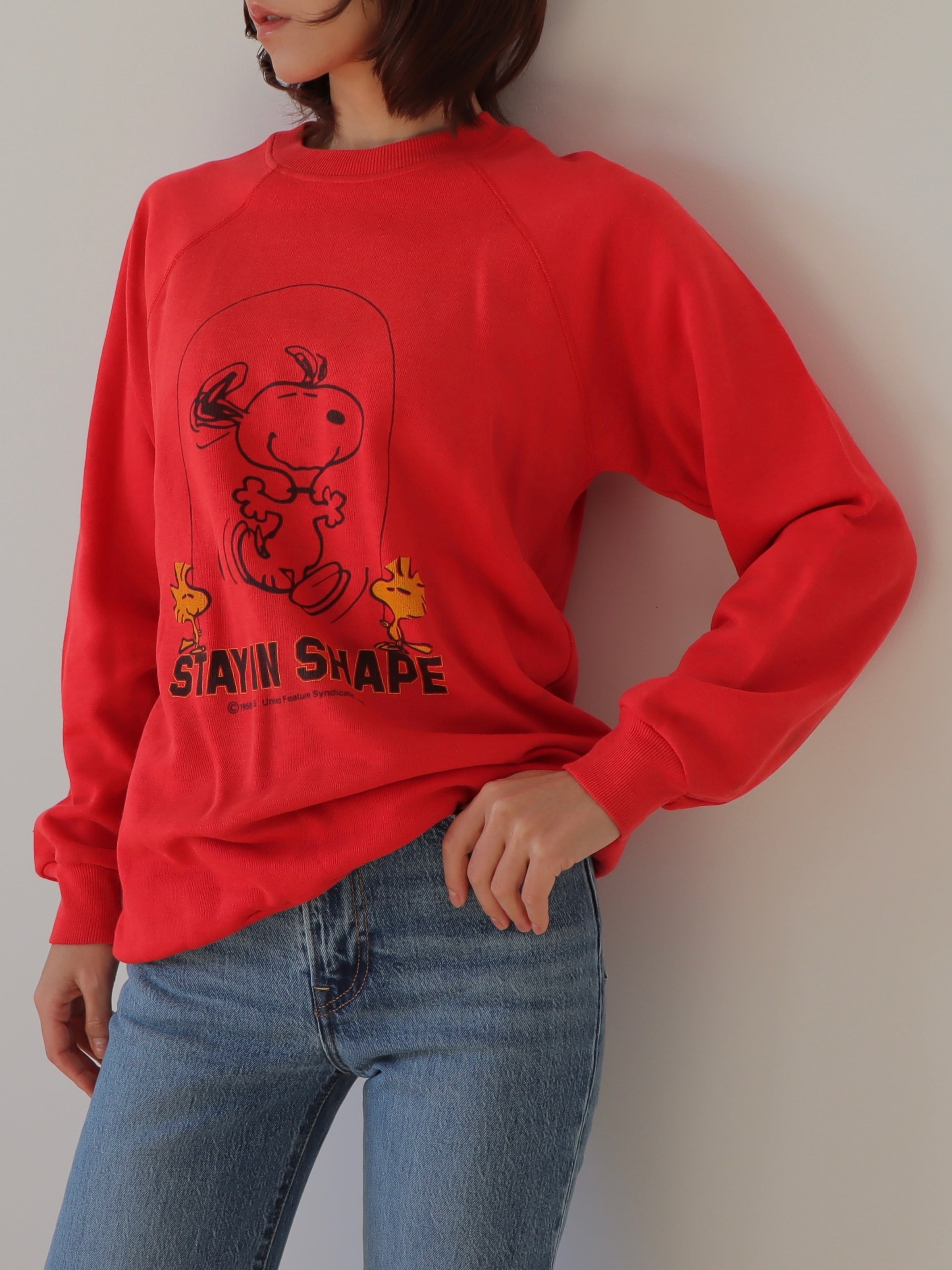 ●80s-90s snoopy sweat shirts