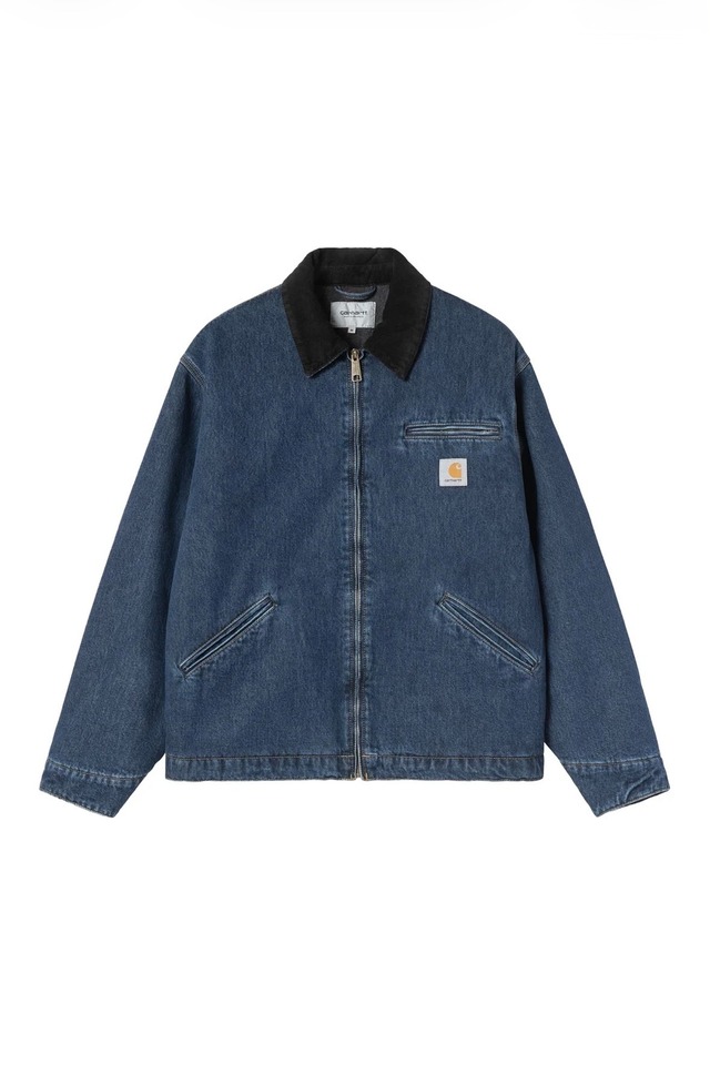 Carhartt WIP/カーハートダブリューアイピー　OG Detroit Jacket - Blue / Black stone washed