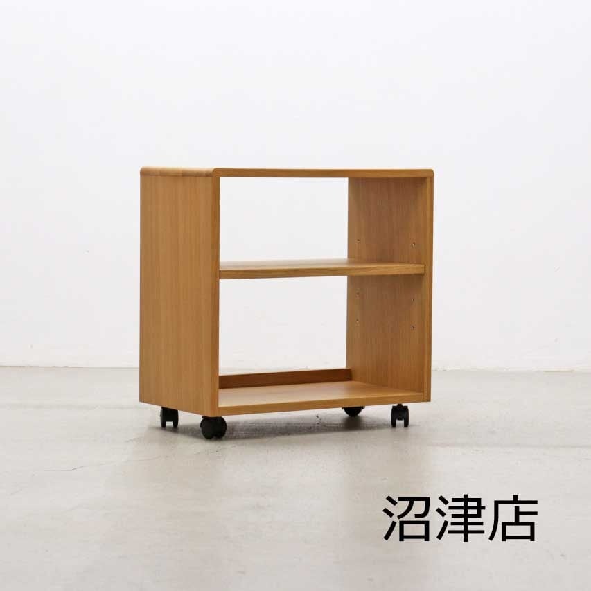 【沼津店】ACTUS アクタス THEO SIDE WAGON オーク材 デスクワゴン シェルフ 収納 本棚 RCT14156