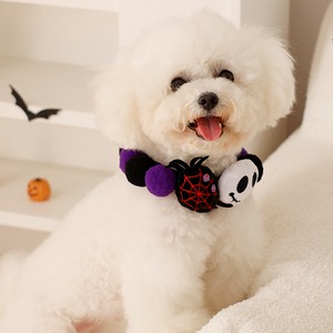 【PET】16種類ハロウィンポンポン首輪