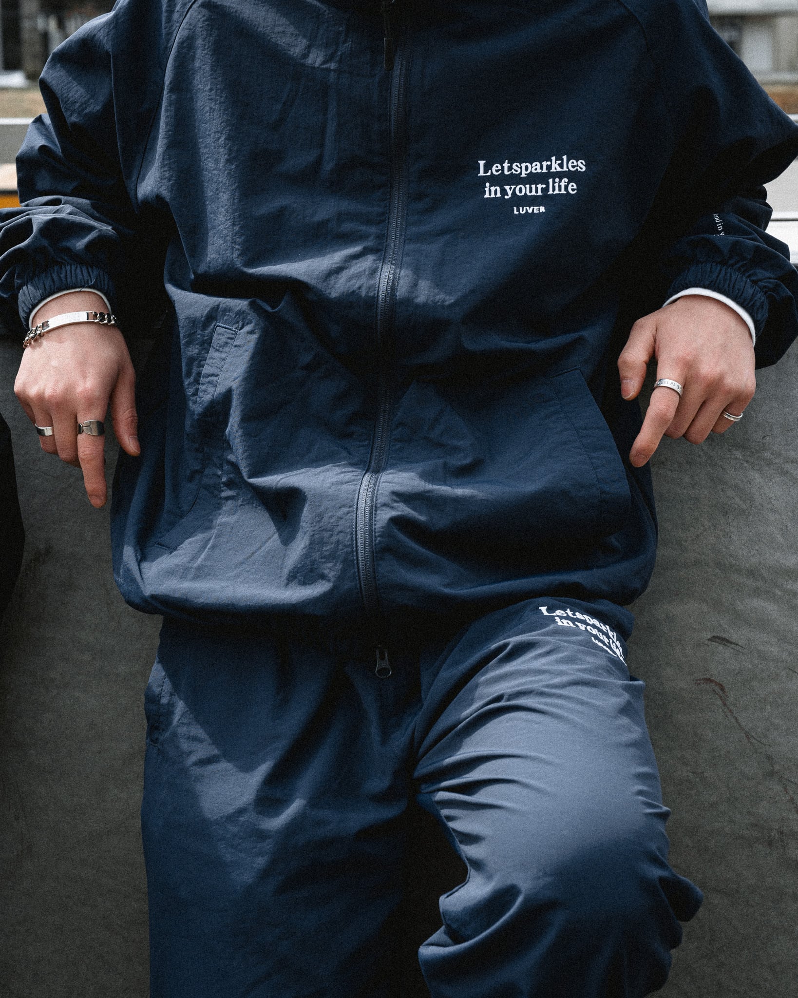 LUVER / NYLON TRACK JACKET | LUVER