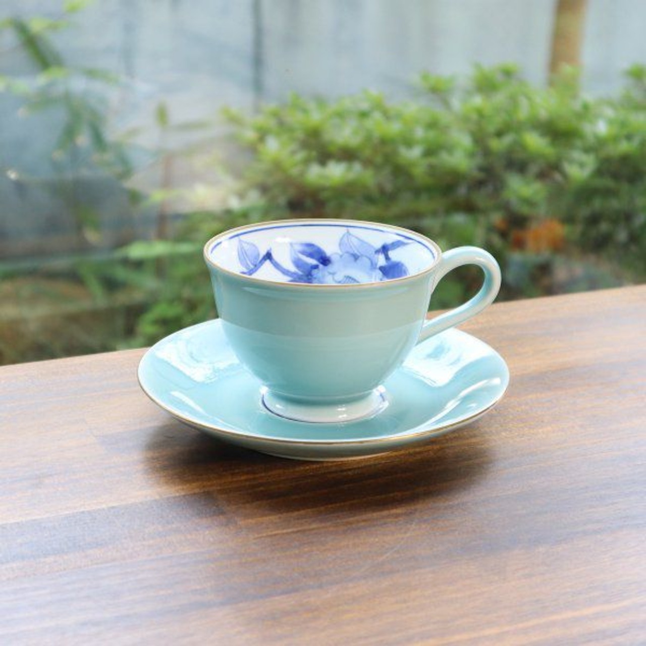 有田焼　コーヒー碗皿　カメリア 3-041