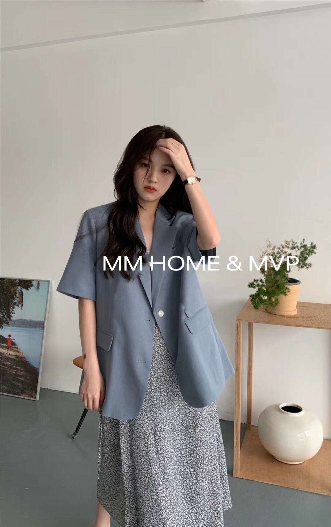 5部袖ジャケット　AJ42441-2066