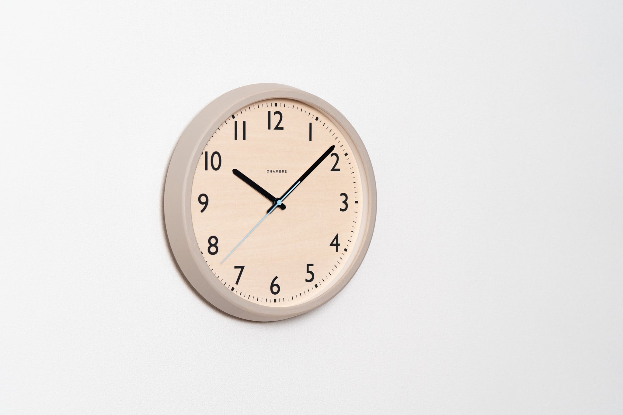 電波時計 DROP CLOCK WARM GRAY -renewal- | シャンブル【CHAMBRE】by
