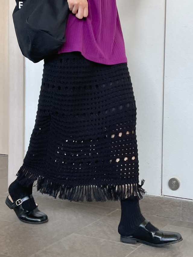 Chemical lace skirt（ケミカルレーススカート）b-775