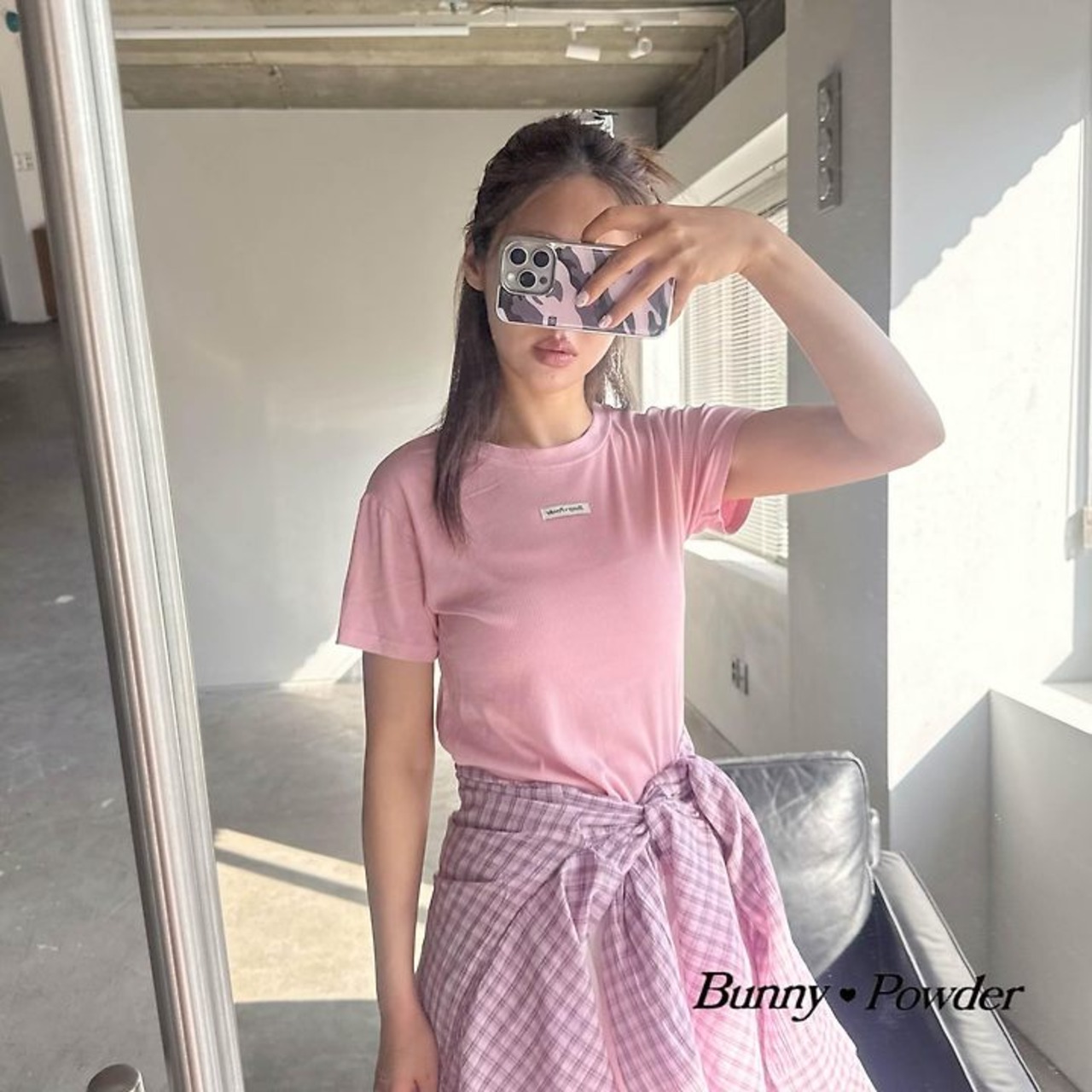 [Bunny Powder] (Planning) Dopamine Tea (2XL/3XL/4XL) / [버니파우더] 기획)도파민티 (2XL/3XL/4XL)