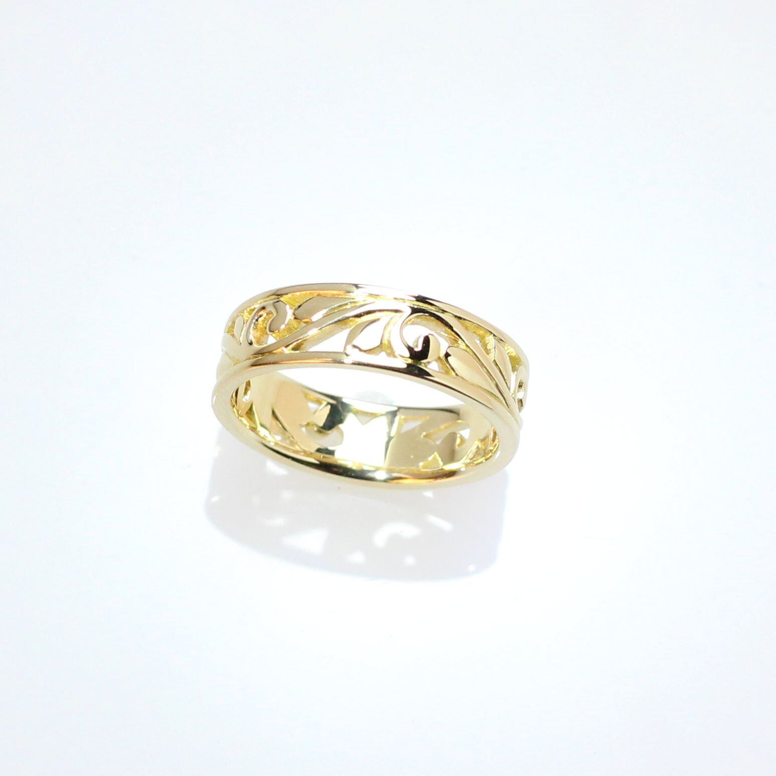K18YG グリーンルチルクォーツリング 2.44ct | Atelier Ozaki