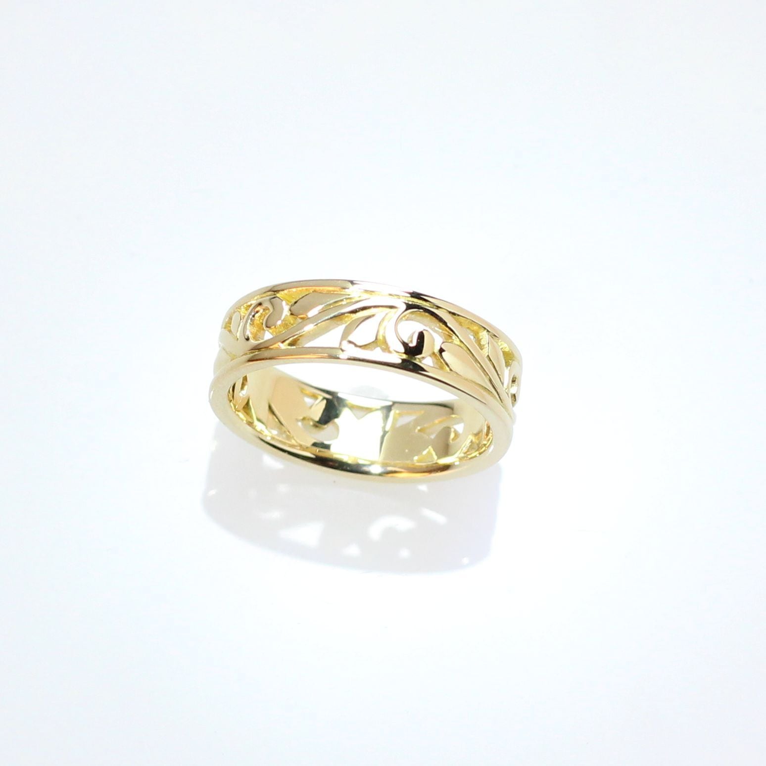 K18YG アラベスクリング