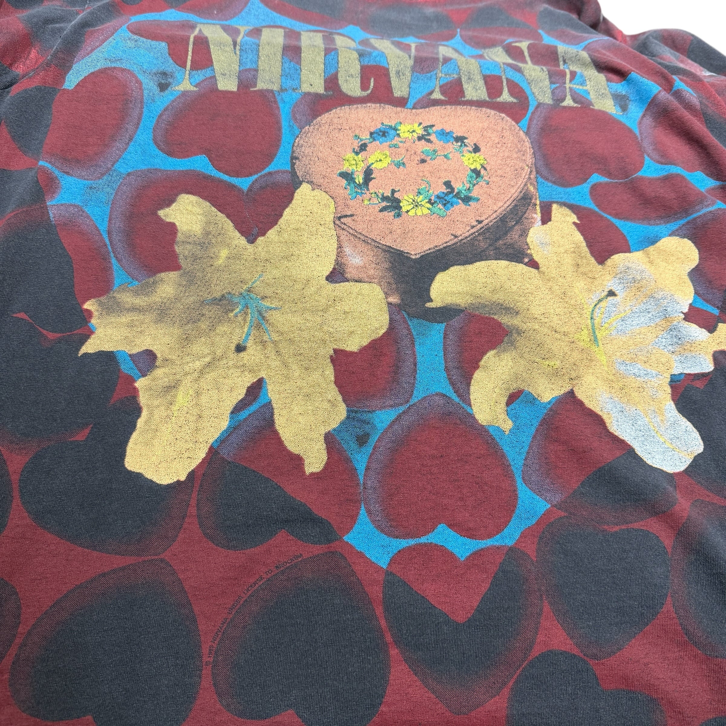 NIRVANA】ニルヴァーナ 90s オリジナル HEART SHAPED BOX Tシャツ