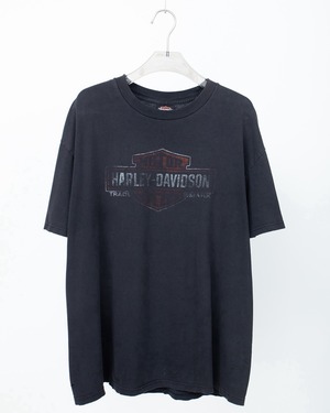 "HARLEY-DAVIDSON" both side print T-shirt
