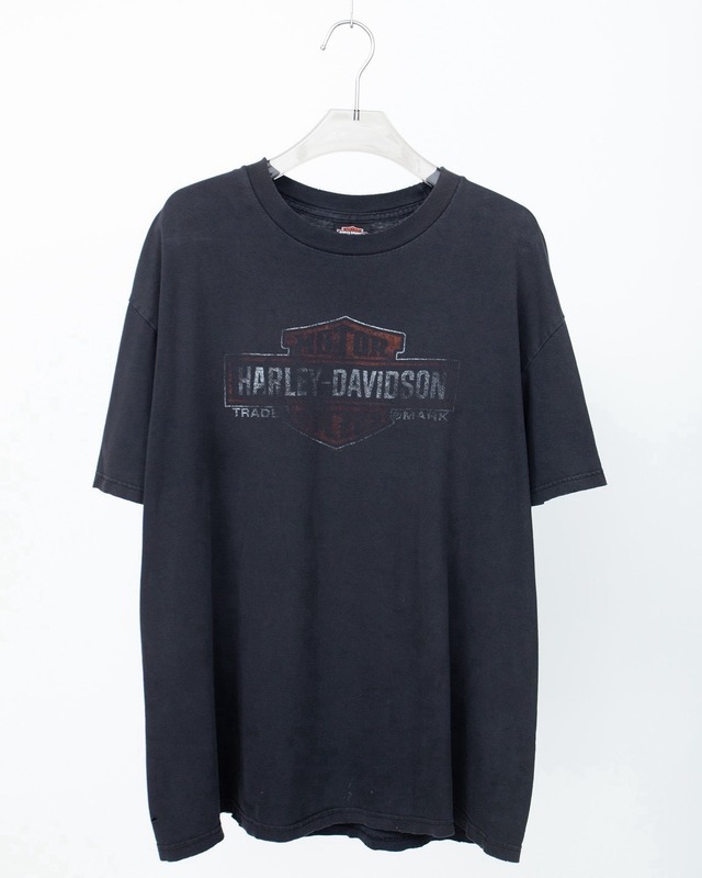 "HARLEY-DAVIDSON" both side print T-shirt